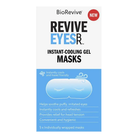 Biorevive Cooling Gel Eye Mask 5 Pack