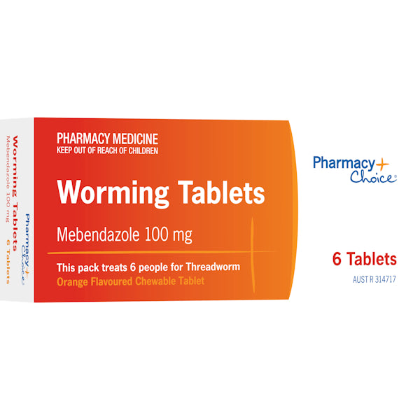 Pharmacy Choice OTC Worming Tablets 6