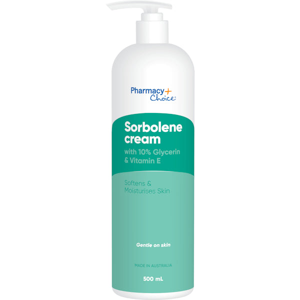 Pharmacy Choice Sorbolene Cream & Vitamin E 500mL