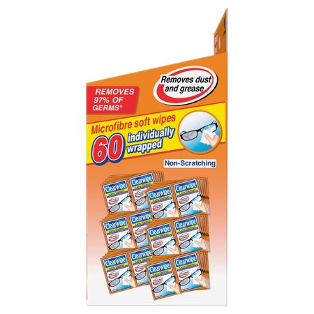 Clearwipe Lens Cleaner 60 Wipes