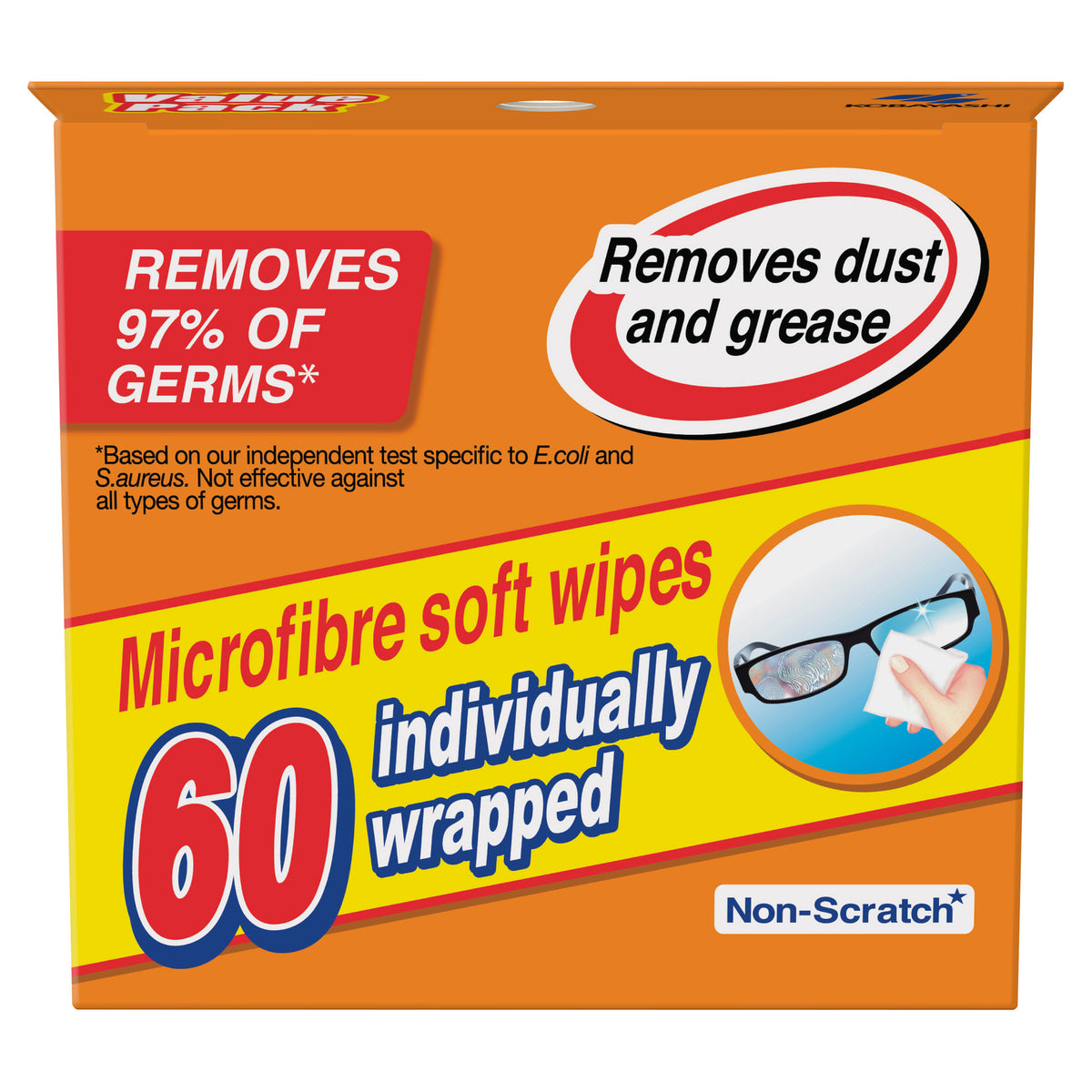 Clearwipe Lens Cleaner 60 Wipes