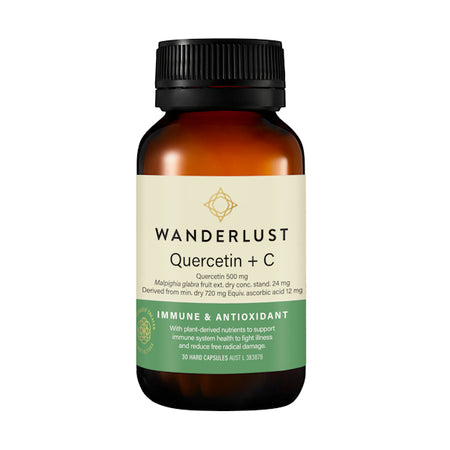 Wanderlust Quercetin + C Cap 30
