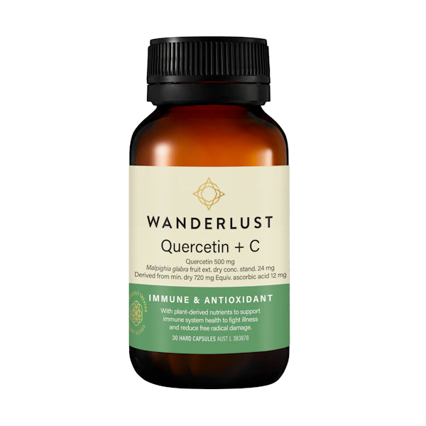 Wanderlust Quercetin + C Cap 30