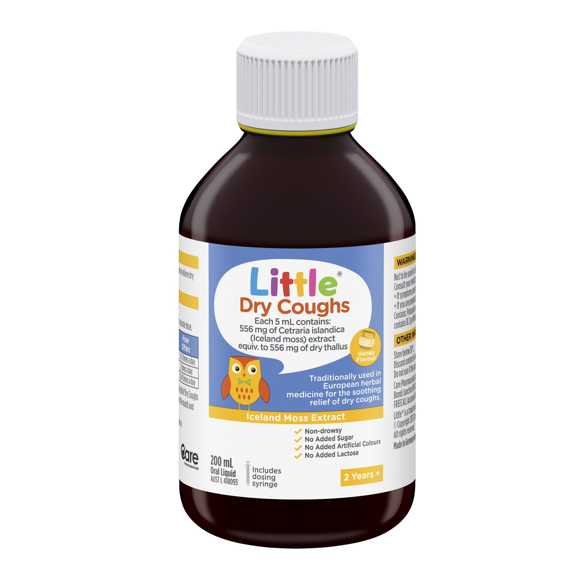Little Dry Coughs Oral Liquid Honey 200mL