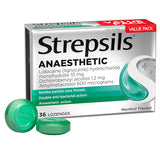 Strepsils Plus Numbing Lozenges 36pk Sore Throat Pain Relief
