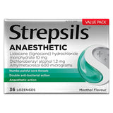 Strepsils Plus Numbing Lozenges 36pk Sore Throat Pain Relief