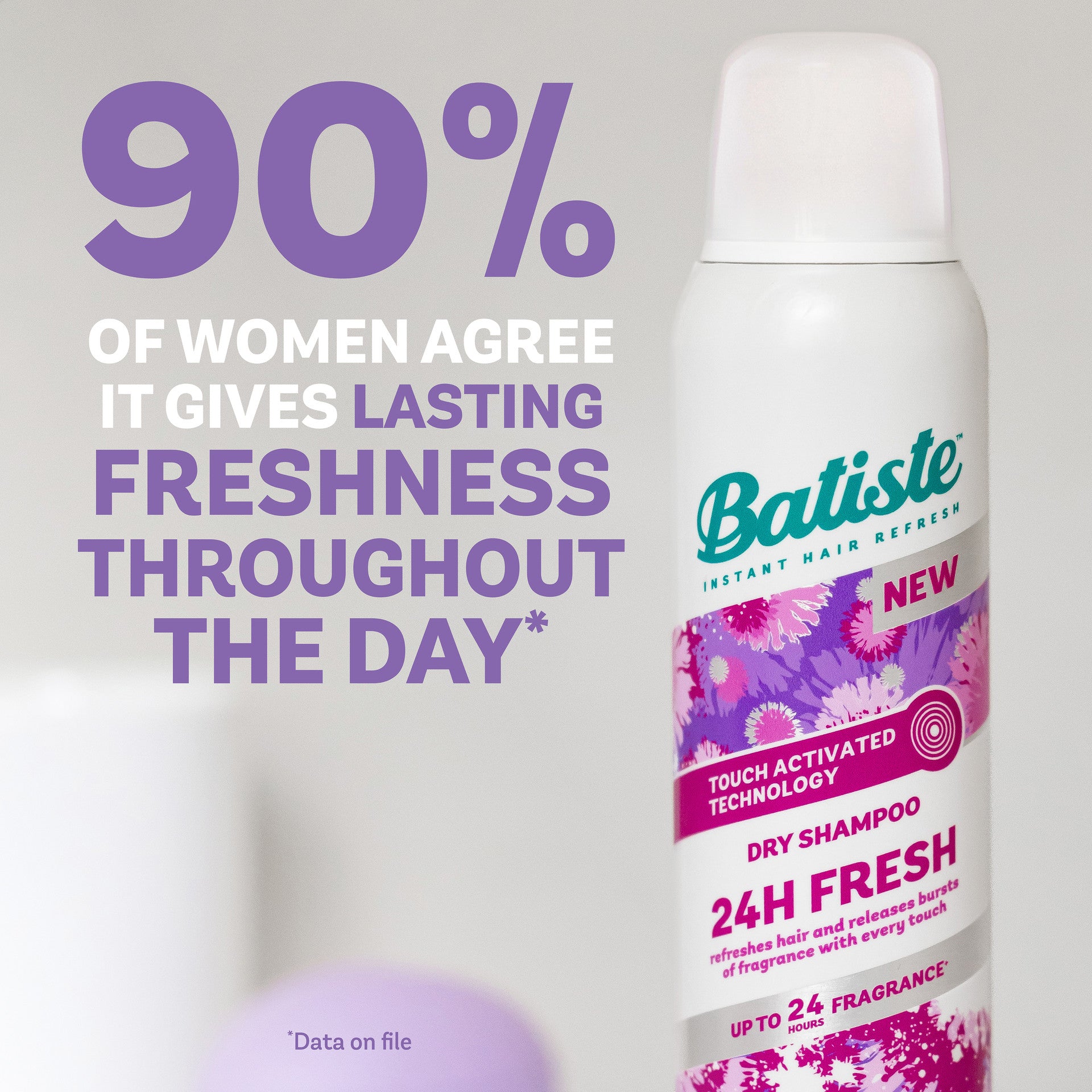 Batiste 24H Fresh Dry Shampoo 200ml
