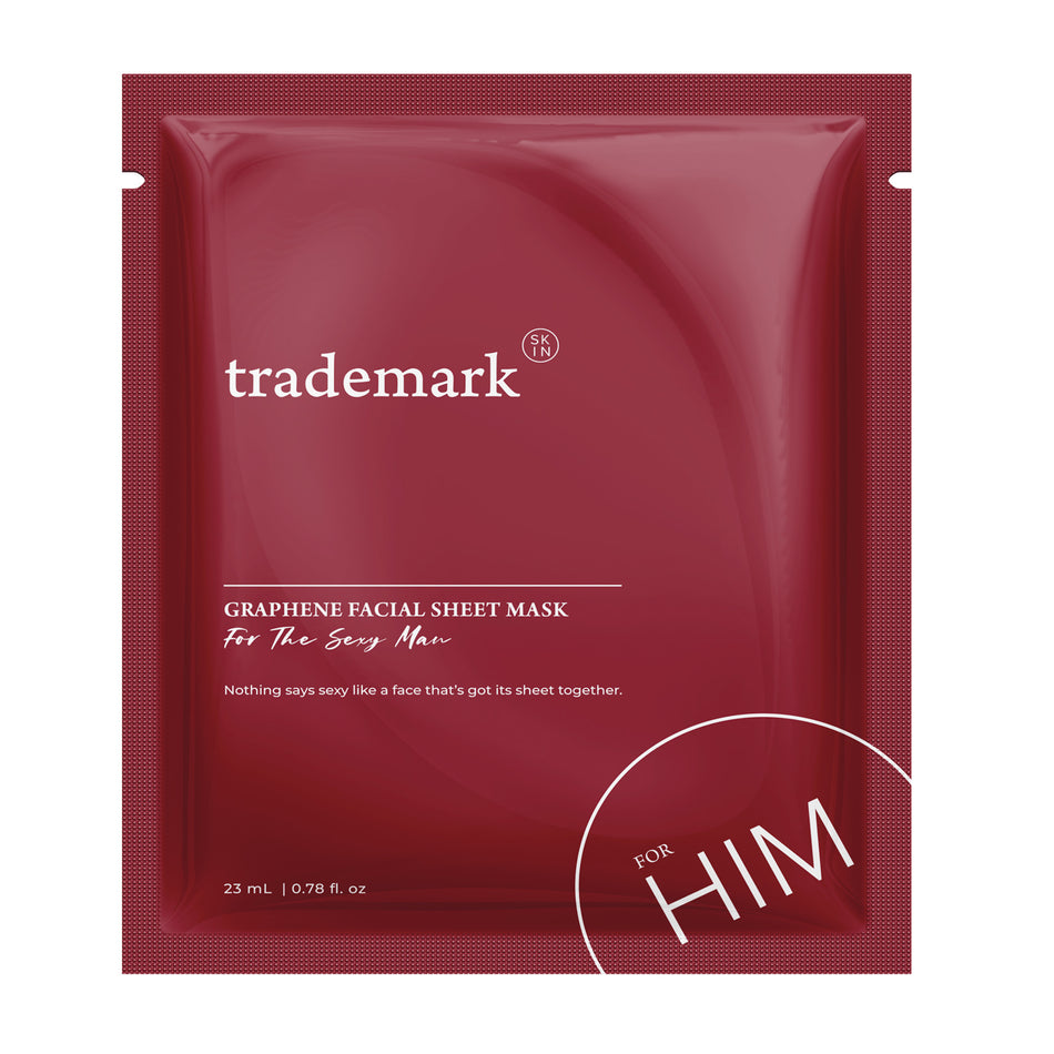 Trademark Skin HIM Graphine Facial Sheet Mask Single Sheet