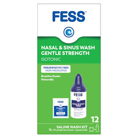 Fess Nasal&Sinus Wash Starter Kit Gent 12