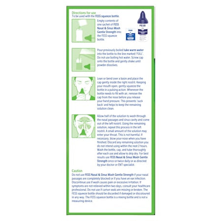 Fess Nasal&Sinus Wash Starter Kit Gent 12