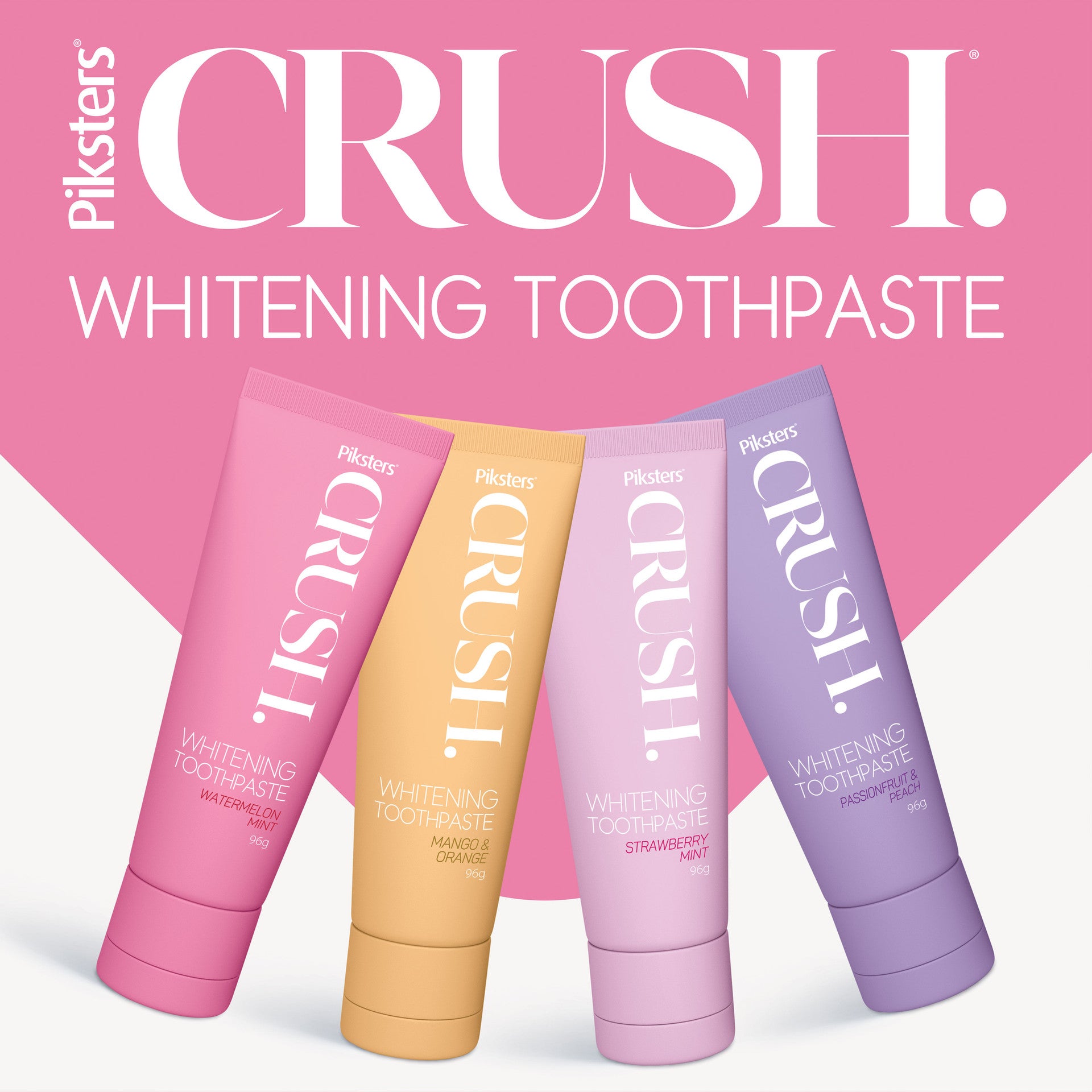 Piksters® CRUSH® Whitening Toothpaste Watermelon 96g