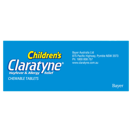 Claratyne Childrens Grape 50 Chewable Tablets