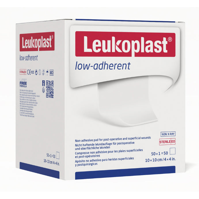 Leukoplast Low Adherent Dressing Sterile 10x10cm Box 50