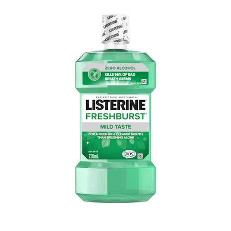 LISTERINE FRESHBURST ZERO Mouthwash 750ML