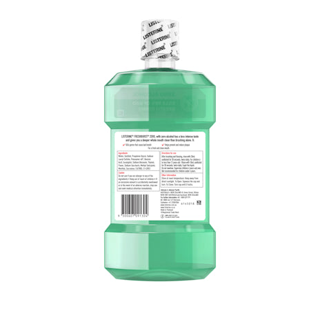 LISTERINE FRESHBURST ZERO Mouthwash 750ML