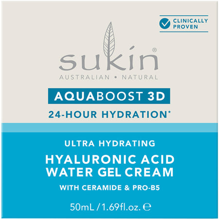 Sukin AquaBoost 3D Hyaluronic Acid Water Gel Cream 50ml