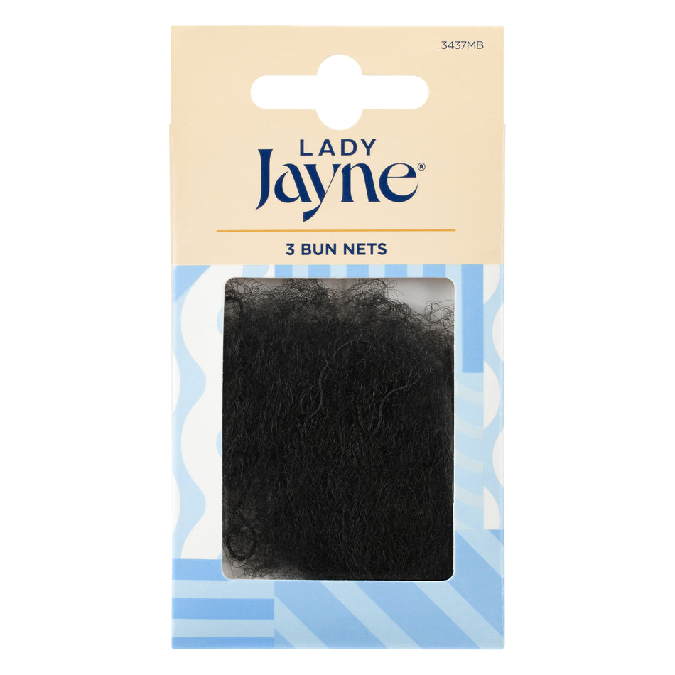 Lady Jayne Bun Net Medium Brown  Pk3