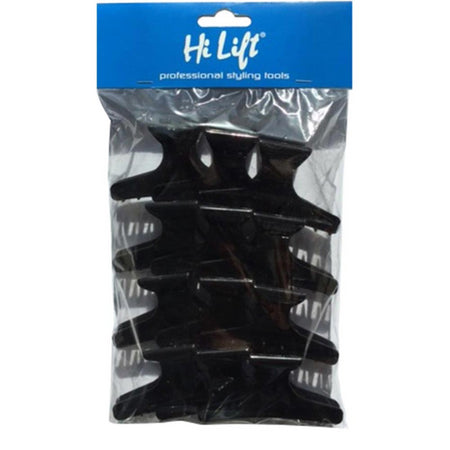 Hi Lift Butterfly Clips - Black 12 Pack
