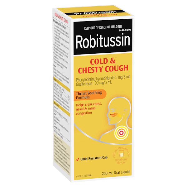 ROBITUSSIN COLD & CHESTY COUGH 200ML