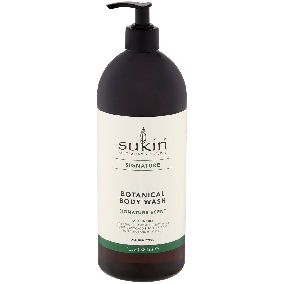 Sukin Signature Scent Botanical Body Wash Pump 1l