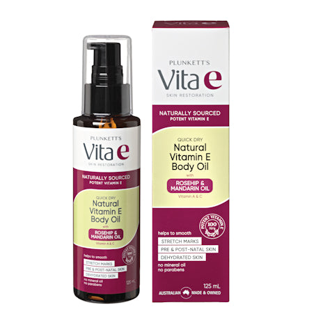 Plunkett's Vita E Natural Vitamin E Quick Dry Oil 125ml