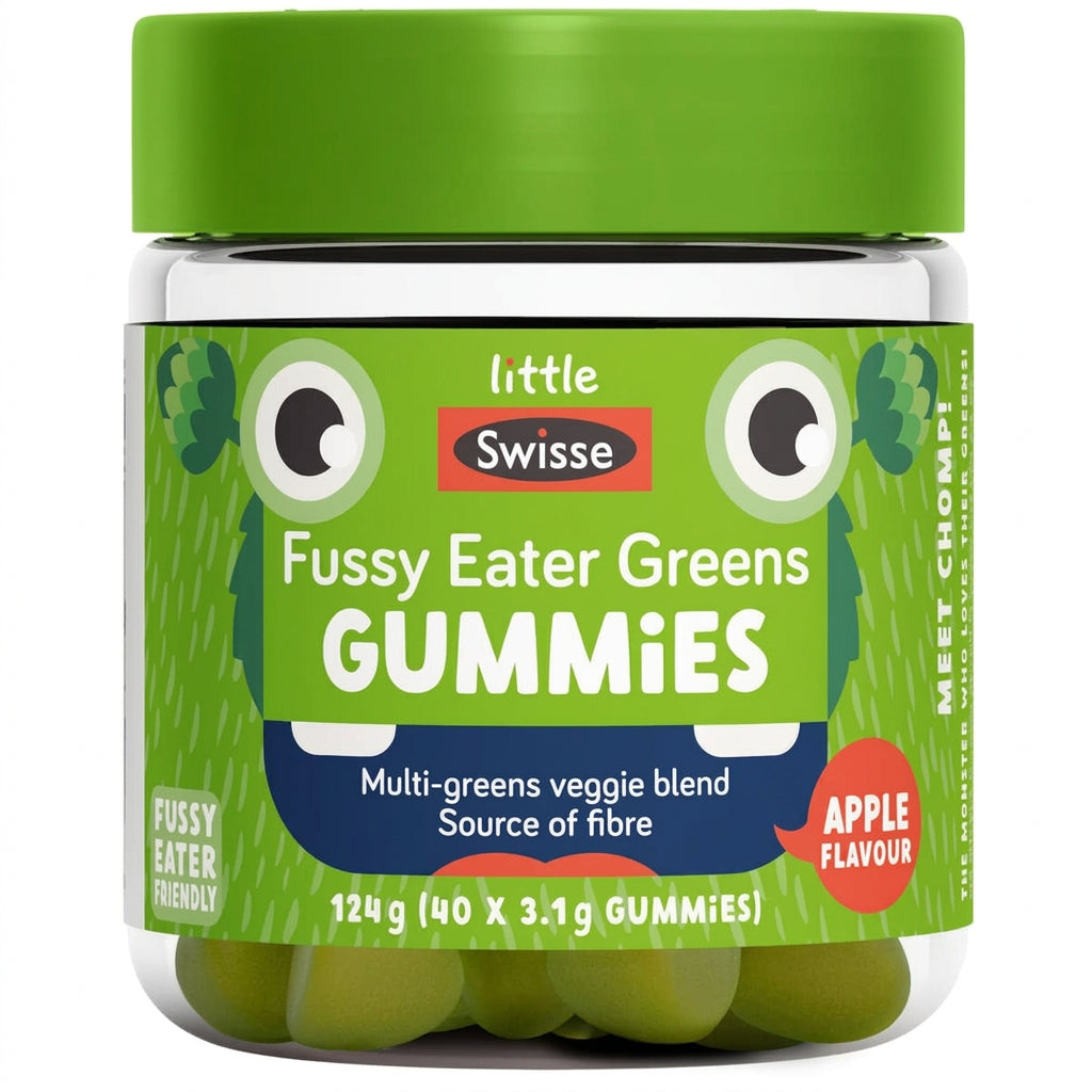 Little Swisse Fussy Eater Greens Gummies 40 Pack