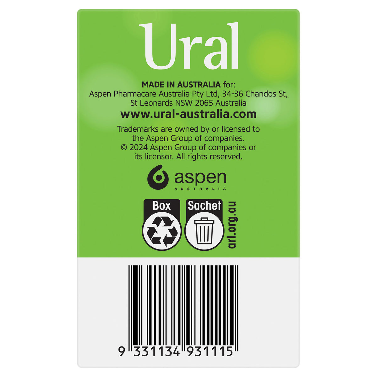 Ural Cranberry Effervescent 28 Sachets Pack