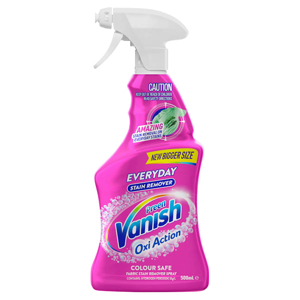 Vanish Preen Oxi Action Everyday Stain Remover Trigger Spray 500mL