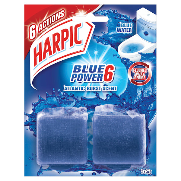 Harpic Toilet Block in Cistern Blue 2PK