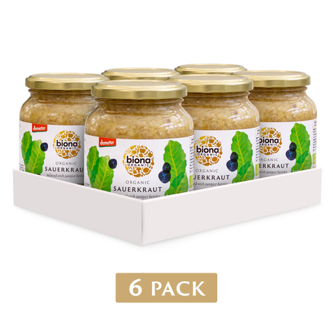 Biona Organic Sauerkraut 360g (Pack of 6)