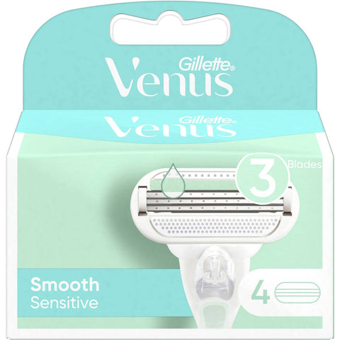 Gillette Venus Smooth Sensitive Razor Blades 4 Pack