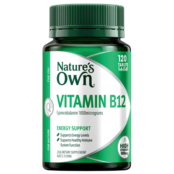Nature's Own Vitamin B12 1000mcg 120 Tablets