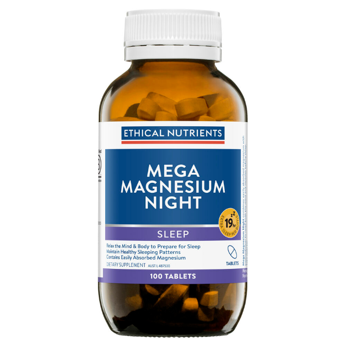 Ethical Nutrients Mega Magnesium Night 100 Tablets
