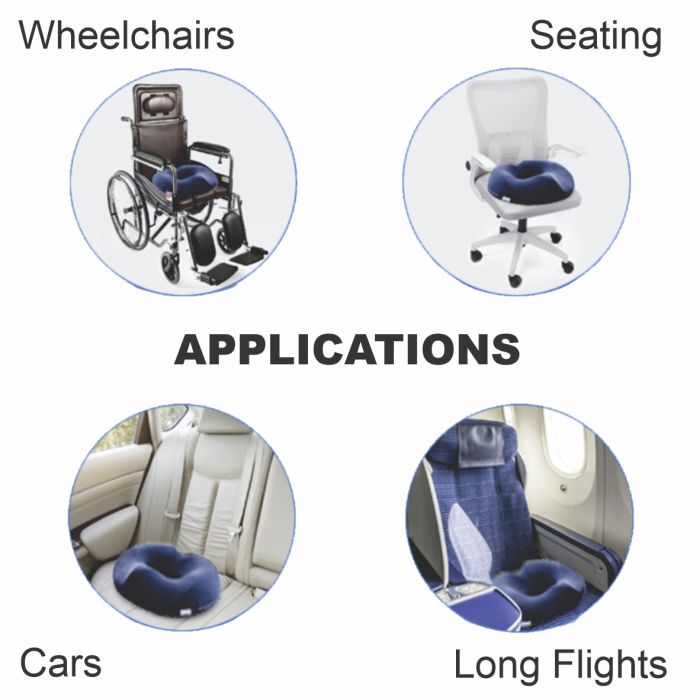 Bodyassist Womens Donut Seat Pillow