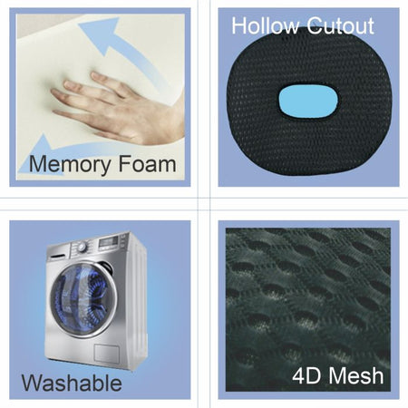 Bodyassist Mens Donut Seat Pillow