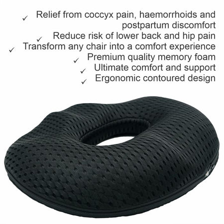 Bodyassist Mens Donut Seat Pillow