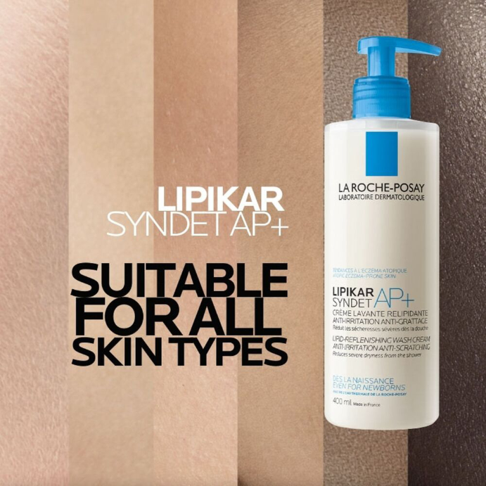 La Roche-Posay Lipikar Syndet AP+ Cream Wash 400ml