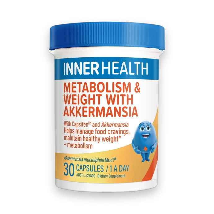 INNER HEALTH Metabolism & Weight With Akkermansia 30 Capsules