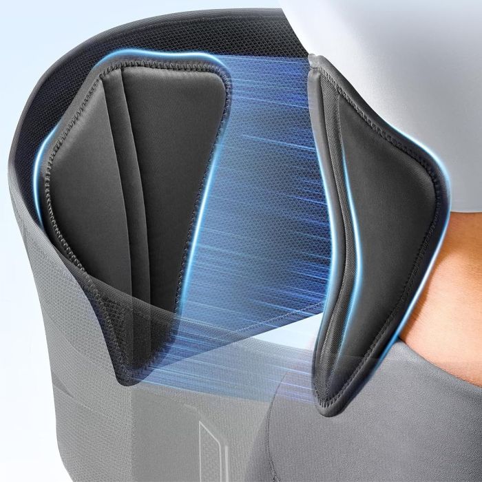 Bodyassist Contoured 3D Bionic Quad Strap Back Brace
