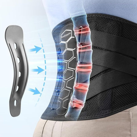 Bodyassist Contoured 3D Bionic Quad Strap Back Brace