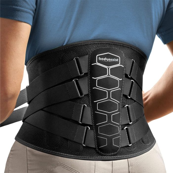 Bodyassist Contoured 3D Bionic Quad Strap Back Brace
