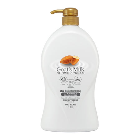 Lovercare Goat's Milk Shower Cream Almond Oil & Cocoa Butter 1.2 L