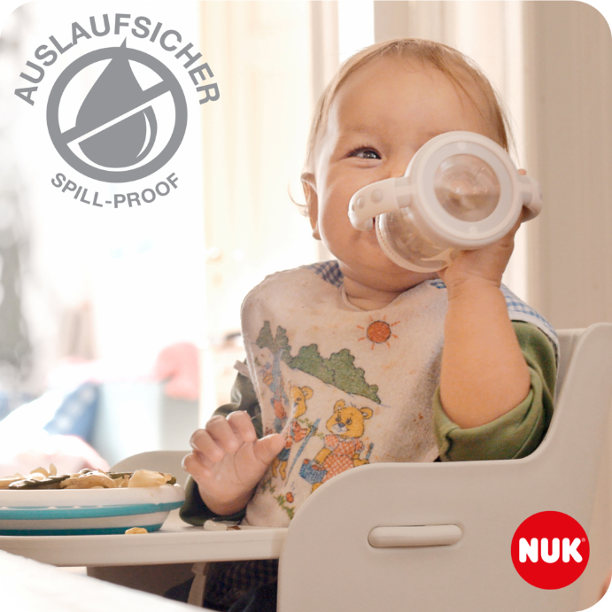 Nuk First Choice Learner Bottle 6-18 Months Assorted 150ml