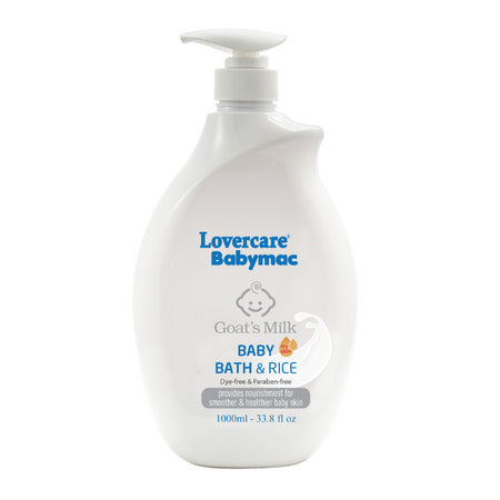 Lovercare Babymac Goat's Milk Baby Bath and Rice 1 L