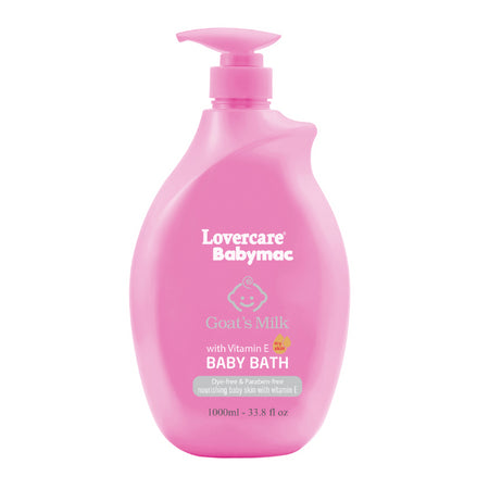 Lovercare Babymac Goat's Milk Baby Bath With Vitamin E 1 L