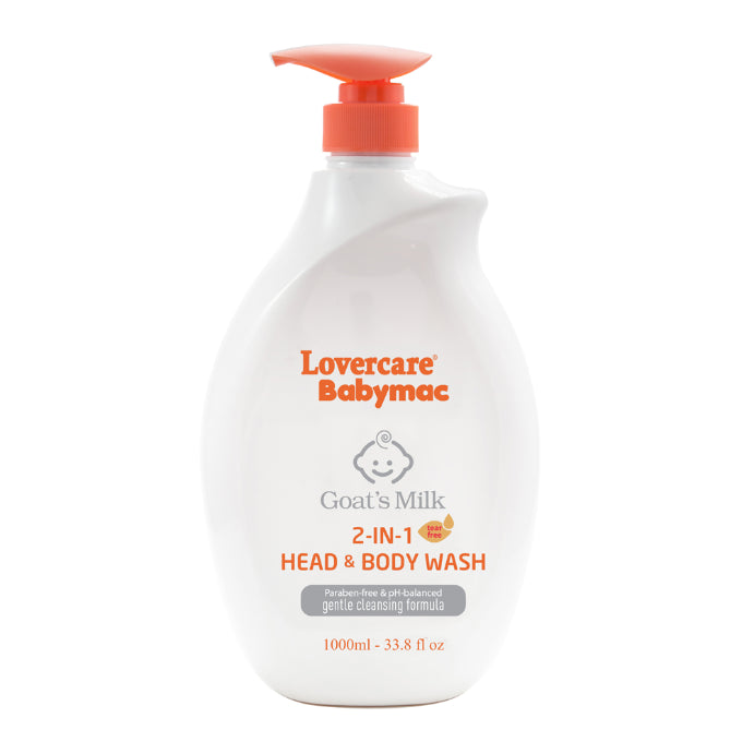 Lovercare Babymac Goat's Milk 2in1 Head & Body Wash 1 L