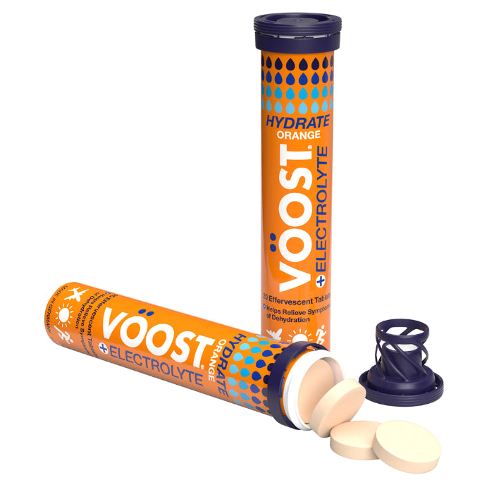Vöost Hydrate Orange + Electrolyte 20 Effervescent Tablets