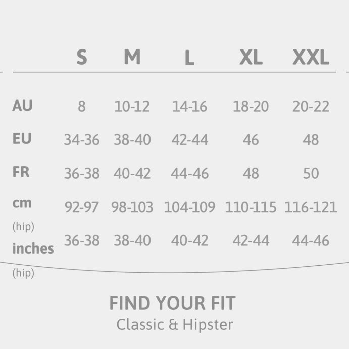 Tena Washable Absorbent Underwear Classic Black 10-12 1 Pack