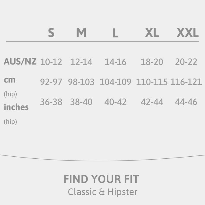 Tena Washable Absorbent Underwear Classic Black 14-16 1 Pack