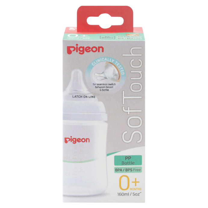 Pigeon SofTouch PP Bottle for babies from birth 160mL